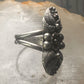 Vintage Squash blossom Navajo Les Baker band size 5.75 sterling silver women&nbsp;