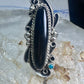 Navajo ring long onyx size 6 sterling silver women girls
