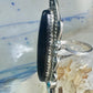 Navajo ring long onyx size 6 sterling silver women girls