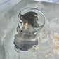 Navajo ring long onyx size 6 sterling silver women girls