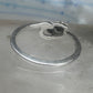Vintage Sterling Silver Black Hills Gold Rose Flower Bypass Ring Size 8 925