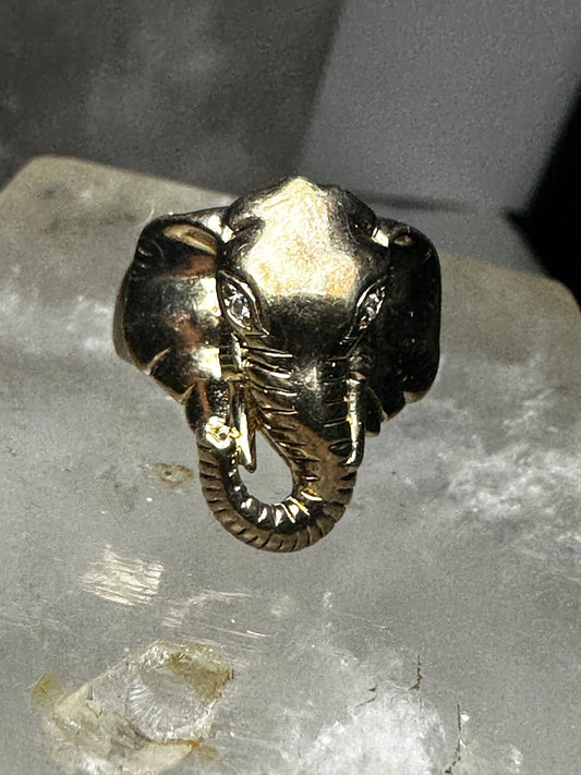 Elephant ring sterling silver size 5.75 women girls