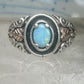 Vintage Sterling Silver Coleman Co Black Hills Gold Oval Lab Opal Ring Size 9.00 925