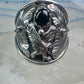 Navajo Eagle ring Randall Endito onyx leaves size 17 sterling silver men