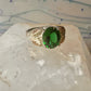 Black Hills Gold ring size 10.75 Green band sterling silver women