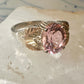 Black Hills Gold ring size 10.75 pink band sterling silver women