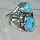 Navajo ring Turquoise size 10 sterling silver band women men