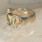 Black Hills Gold ring leaves band size 6.75 sterling silver men women