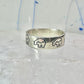 Bear ring bears band southwest size 9.25 sterling silver women men