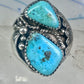 Navajo ring Turquoise size 10 sterling silver band women men