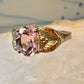 Black Hills Gold ring size 10.75 pink band sterling silver women