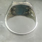 Eagle ring turquoise Black Hills Gold leaves band size 7 sterling silver women girls men
