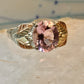 Black Hills Gold ring size 10.75 pink band sterling silver women