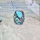Navajo ring Turquoise size 8.75 sterling silver band women men