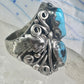 Navajo ring Turquoise size 8.75 sterling silver band women men