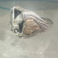 Eagle ring onyx Black Hills Gold band size 12 sterling silver women men