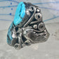 Navajo ring Turquoise size 8.75 sterling silver band women men