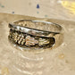 Black Hills Gold ring wedding band size 8.50 sterling silver women men