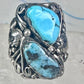 Navajo ring Turquoise size 8.75 sterling silver band women men