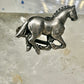 Horse ring southwest band size 5.25 sterling silver cowgirl women