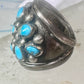 Navajo ring Dome Turquoise band size 6 sterling silver women girls
