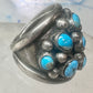 Navajo ring Dome Turquoise band size 6 sterling silver women girls