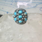 Navajo ring Dome Turquoise band size 6 sterling silver women girls
