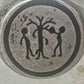 Adam Eve ring Religious Mexico band size 9 sterling silver women men