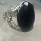 Eagle ring Onyx Carolyn Pollack size 11 sterling silver women men
