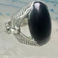Eagle ring Onyx Carolyn Pollack size 11 sterling silver women men