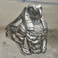 Horus ring with the Eye of Horus symbol size 9.75 sterling silver women men
