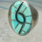 Hummingbird ring Zuni Turquoise size 8.2 sterling silver women men
