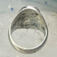 Hummingbird ring Zuni Turquoise size 8.2 sterling silver women men