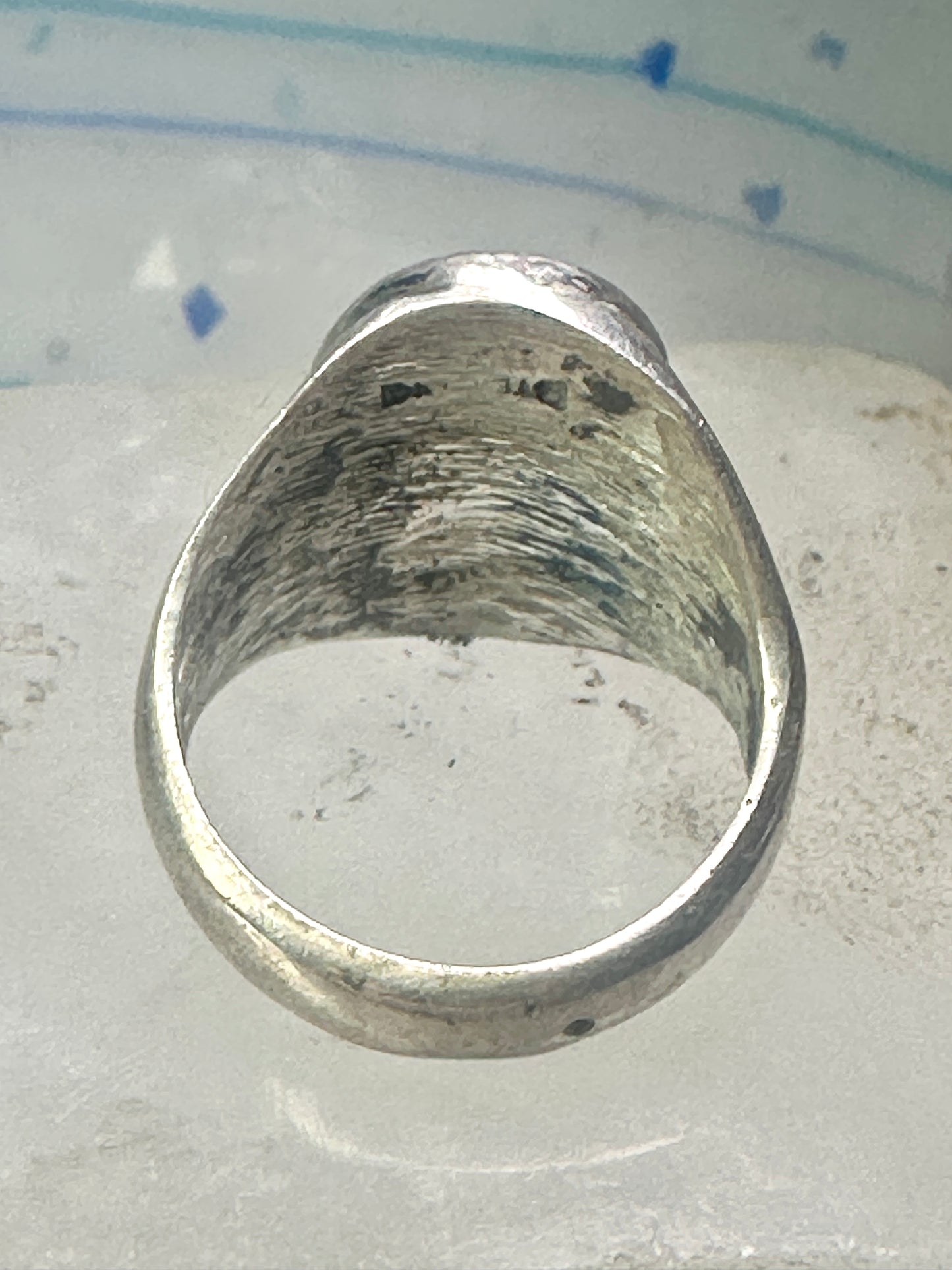 Hummingbird ring Zuni Turquoise size 8.2 sterling silver women men