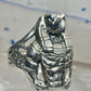 Horus ring with the Eye of Horus symbol size 9.75 sterling silver women men