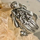Justitia ring Lady Justice Spoon law lawyer band size 7.50 sterling silver women