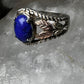 Black Hills Gold ring size 5.75 blue lapis leaves sterling silver band  women girls