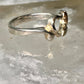Black Hills Gold ring size 2.75 heart leaves pinky child baby band sterling silver women