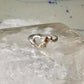 Black Hills Gold ring size 2.75 heart leaves pinky child baby band sterling silver women