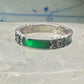 Judith Jack ring marcasite green stacker band size 6.50 sterling silver women girls