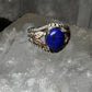 Black Hills Gold ring size 5.75 blue lapis leaves sterling silver band  women girls