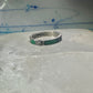 Judith Jack ring marcasite green stacker band size 6.50 sterling silver women girls