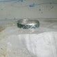 Zuni turquoise wedding ring Size 11.75 Vintage sterling silver women men