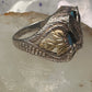 Black Hills Gold Turquoise ring eagle band size 10 sterling silver women men
