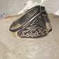 Black Hills Gold ring leaves band size 11 sterling silver women men