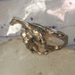 Horse ring horses band cowgirl three dimensional size 9 sterling silver women