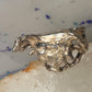 Horse ring horses band cowgirl three dimensional size 9 sterling silver women