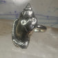Shell ring ocean band size 8 sterling silver women girls