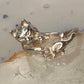 Cat and Mouse ring cat band size 7 sterling silver women