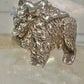 Buffalo ring animal band size 9 sterling silver women men
